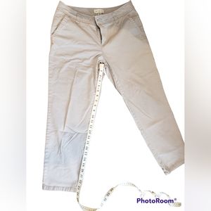 Liz Claiborne Size 10 Pants Slacks Silver Grey in color. Short length.